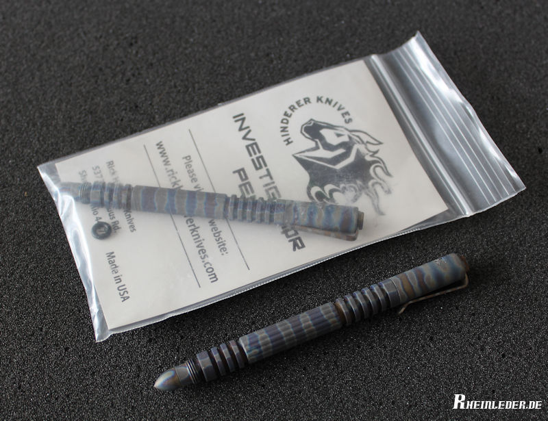 Rick Hinderer - Investigator Pen-Flame Anodized-Titanium